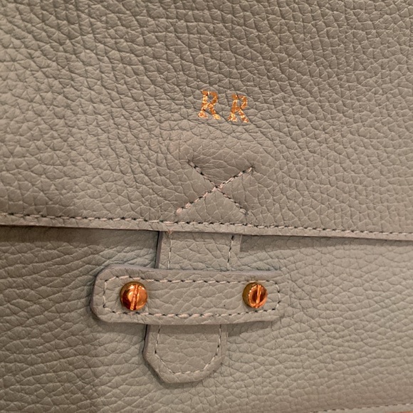 Mint Soft Pebbled Leather Clutch Purse or I-Pad Sheath Stunning! - Picture 4 of 7